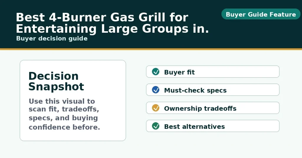 best 4 burner gas grill