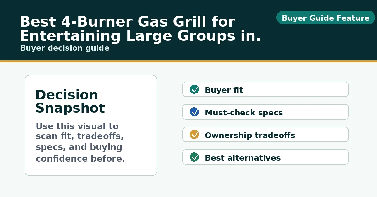 best 4 burner gas grill