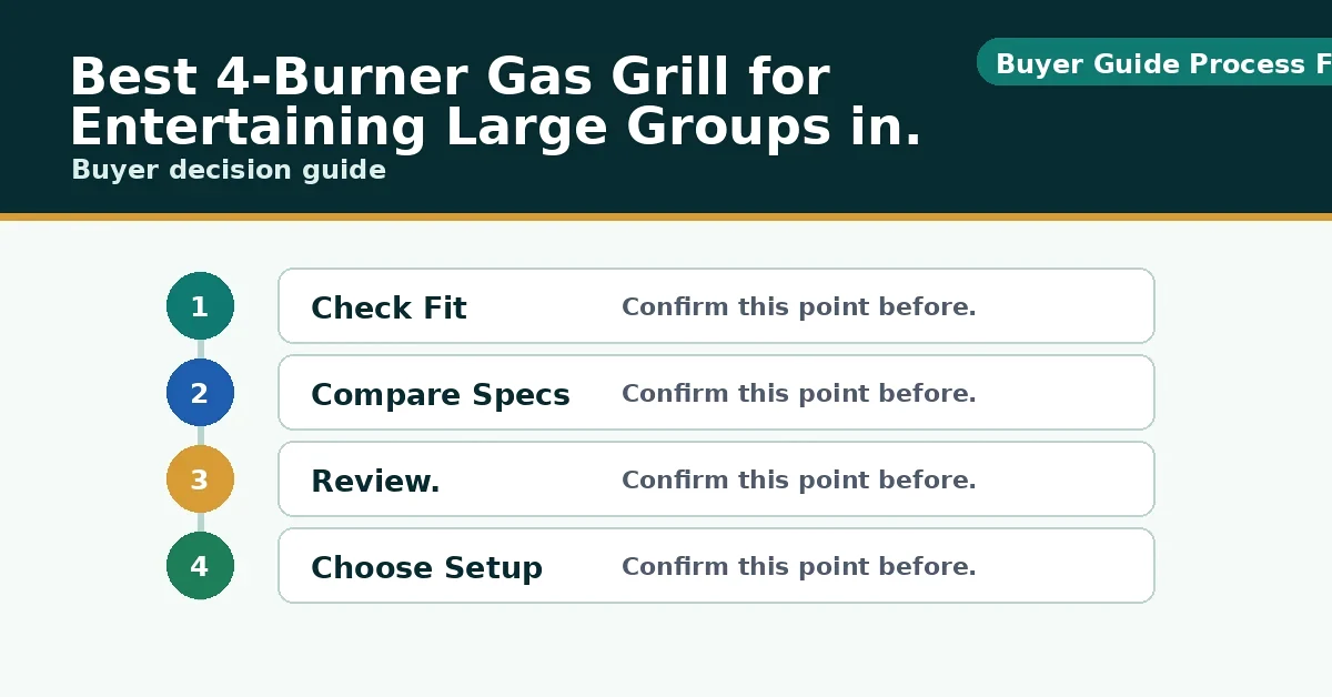 best 4 burner gas grill - Best 4-Burner Gas Grill for Entertaining Large Groups in 2026 cooking and setup process flow