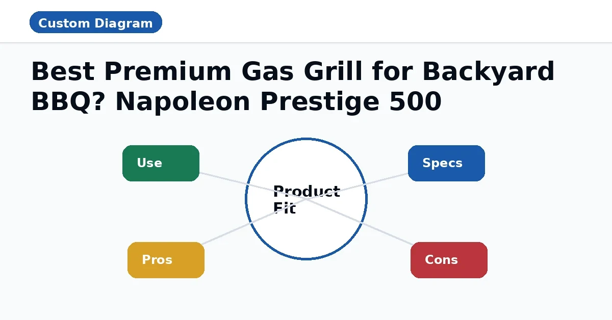 Best Premium Gas Grill for Backyard BBQ? Napoleon Prestige 500 heat, fuel, and airflow diagram
